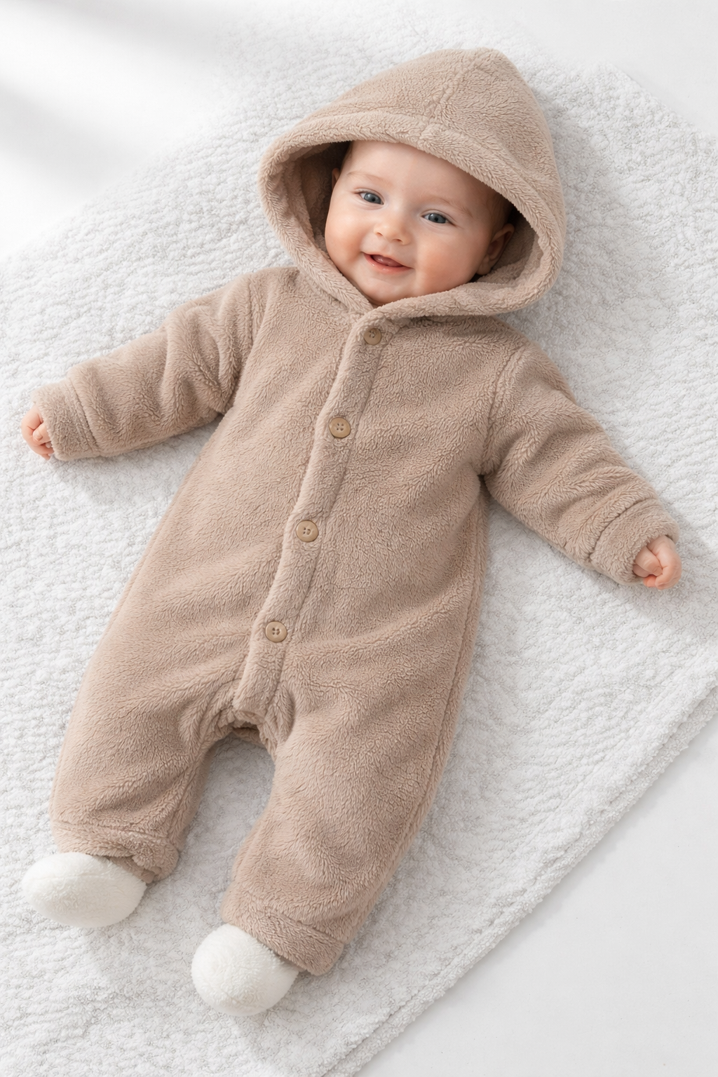 Grenouillère Maron Beige